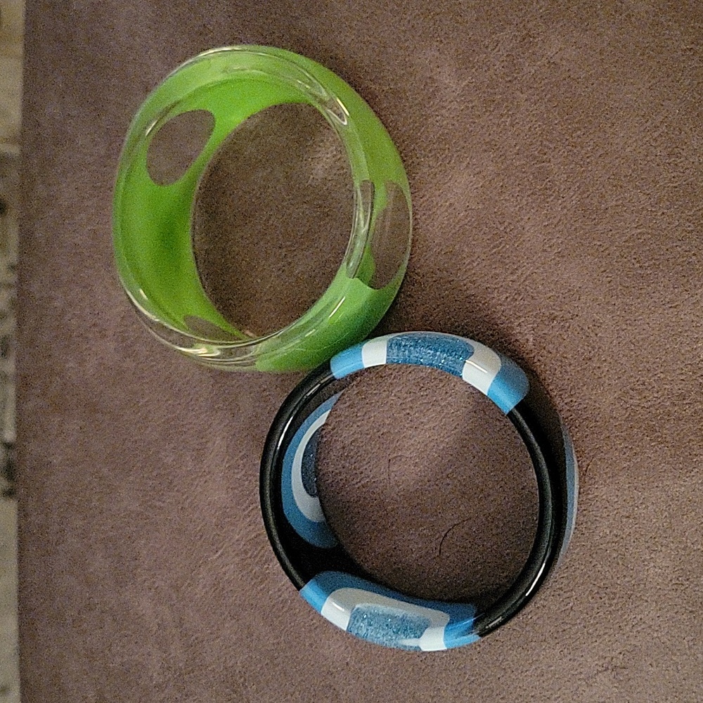 Acrylic bracelets